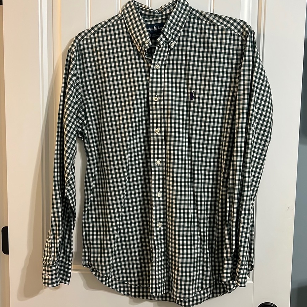 Polo Ralph Lauren long sleeve button down Large classic fit green